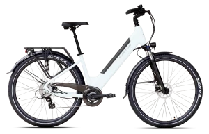 Rower BARTON E-SMART 2.0 28" 468Wh biała perła