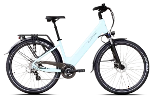 Rower BARTON E-SMART 2.0 28" 468Wh błękitna biel