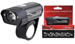 Lampa przód PROX HYDRA czarna CREE+2xLED 400 lm