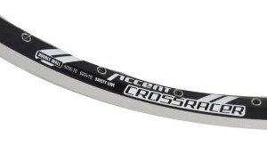 Obręcz ACCENT CROSSRACER 700C 32 otw.srebrna CNC