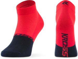 Skarpetki KROSS ACTIVE MAN LOW krótkie XL czerwono/czarne 45-47