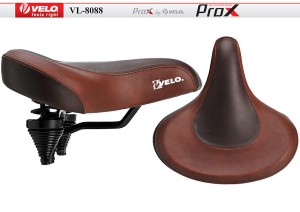 Siodło VELO PROX VL-8088 ciemnobrązowe