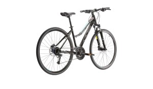 Rower KROSS EVADO 5.0 DM czarno/turkusowy połysk