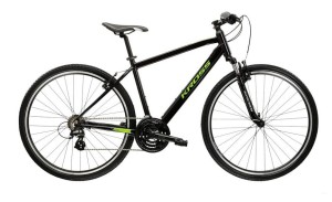 Rower KROSS EVADO 2.0 L czarno/zielony połysk