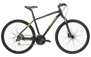 Rower KROSS EVADO 4.0 L czarno/zielony mat