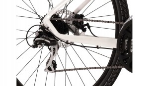 Rower KROSS EVADO 3.0 DM biało/stalowy połysk