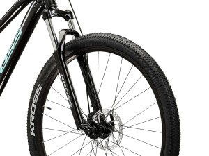 Rower KROSS LEA 3.0 XS czarno/miętowy